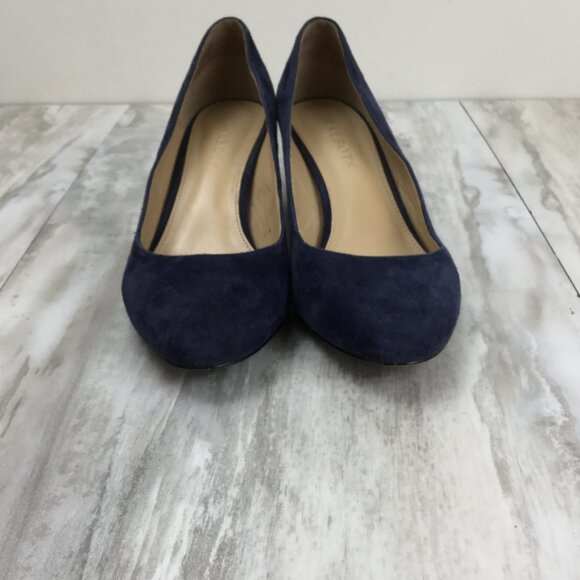 Talbots Blue Leather Heels 6.5 - Picture 6 of 10